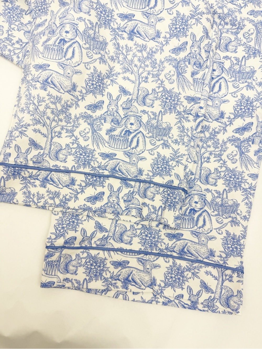 BedHead PJs X Anthropologie Fairytale Forest Pajama Set Blue White Two (2) Piece - Picture 15 of 16